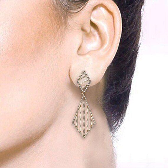Designer dangle earrings deals