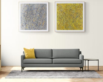 original abstract painting on canvas, unframed. Large wall art, modern home decor, contemporary, living room, hallway