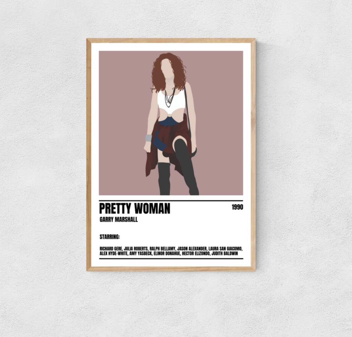 Pretty Woman Print Pretty Woman Movie Poster 90's Film | Etsy