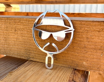 Lowrider Guy License Plate Topper
