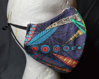 カラフルなマリファナマスク