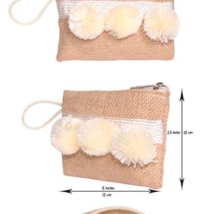 Monedero, Monedero tipo billetera, Mini bolso de maquillaje, Mini bolso, Estuche para joyas, Estuche con cremallera