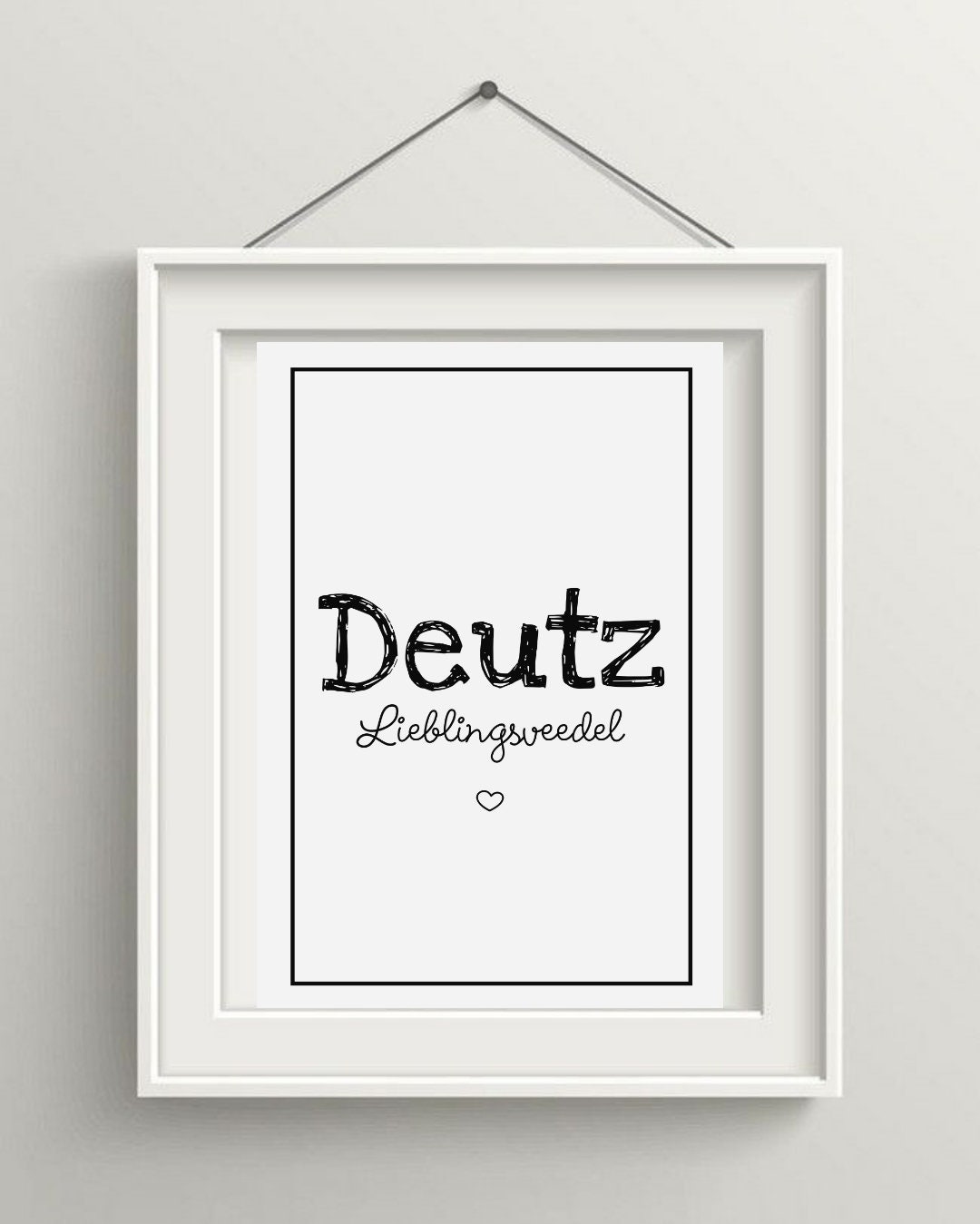 Deutz Motiv zum Selbstdrucken Dekoration Bild Spruch Etsy