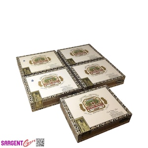 Lot of 5 Arturo Fuente Chateau Empty Cigar Boxes 9.25x7.25x2.25 #25