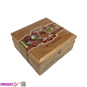 My Father Cigars Lealtad Toro Gordo Empty Wooden Cigar Box 8x7.5x3.5