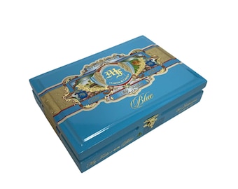 Caja de puros vacía de madera My Father Cigars Blue Robusto 8,75 x 6,25 x 2