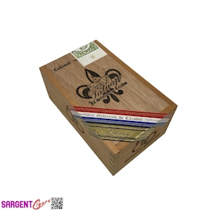 Tatuaje 50th Robusto Empty Wooden Cigar Box 3.75x6.25x2.75