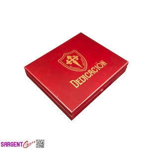 All Saints Cigars Dedication Commandant Empty Wooden Cigar Box 9x7.5x1.5