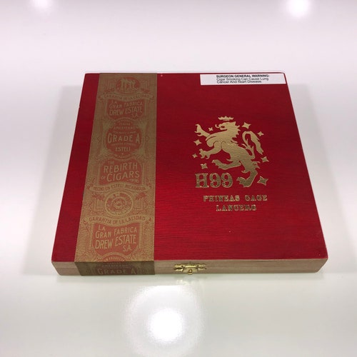 Liga Privada H99 Phineas Gage Lancero Empty Wooden Cigar Box 8.5x8.25x1