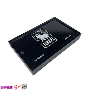 Juarez Mini Dozer Empty Wooden Cigar Box 10x6.5x1.5