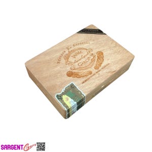 Jaime Garcia Robusto Empty Wooden Cigar Box 9x6.5x2