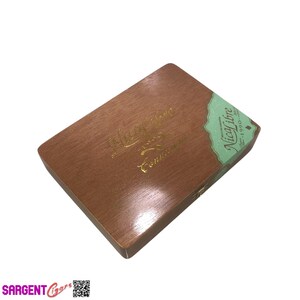 Nica Libre Robusto Empty Wooden Cigar Box 8.5x6.25x1.75