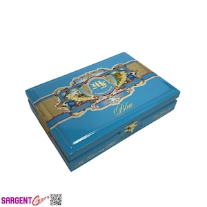 My Father Cigars Blue Robusto Empty Wooden Cigar Box 8.75x6.25x2