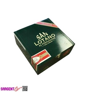 Aj Fernandez San Lotano Requim Toro Caixa de charutos de madeira vazia 6,75x7x3