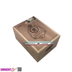 Tatuaje Exclusive Series PCA 2022 Empty Wooden Cigar Box 4.75x6.5x3.25