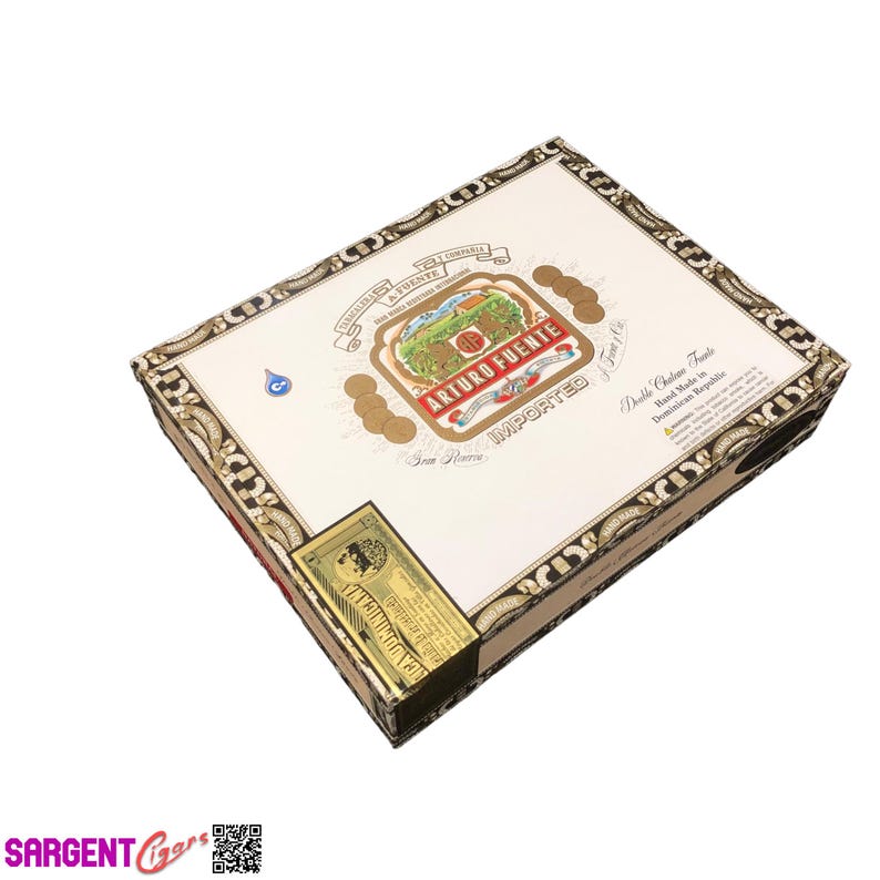 Arturo Fuente Double Chateau Natural Empty Cigar Box 9.5x7.5x2 image 1