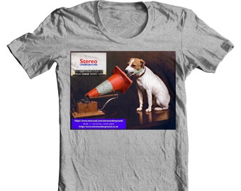 Stereo Underground Dog chewing a Traffic Cone T-Shirt Mixcloud Radio Show Richard Latto