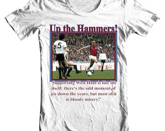 West Ham Utd Alf Garnett T-Shirt: Up the Hammers!