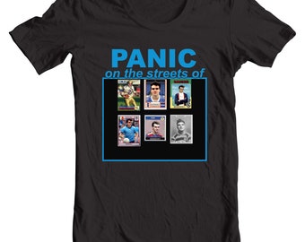 Panic on the Streets of Football Stickers T-Shirt