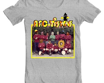 AFC Tiswas Characters Football Team Line-up T-Shirt