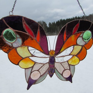 Stained glass Butterfly Housewarming Gift
