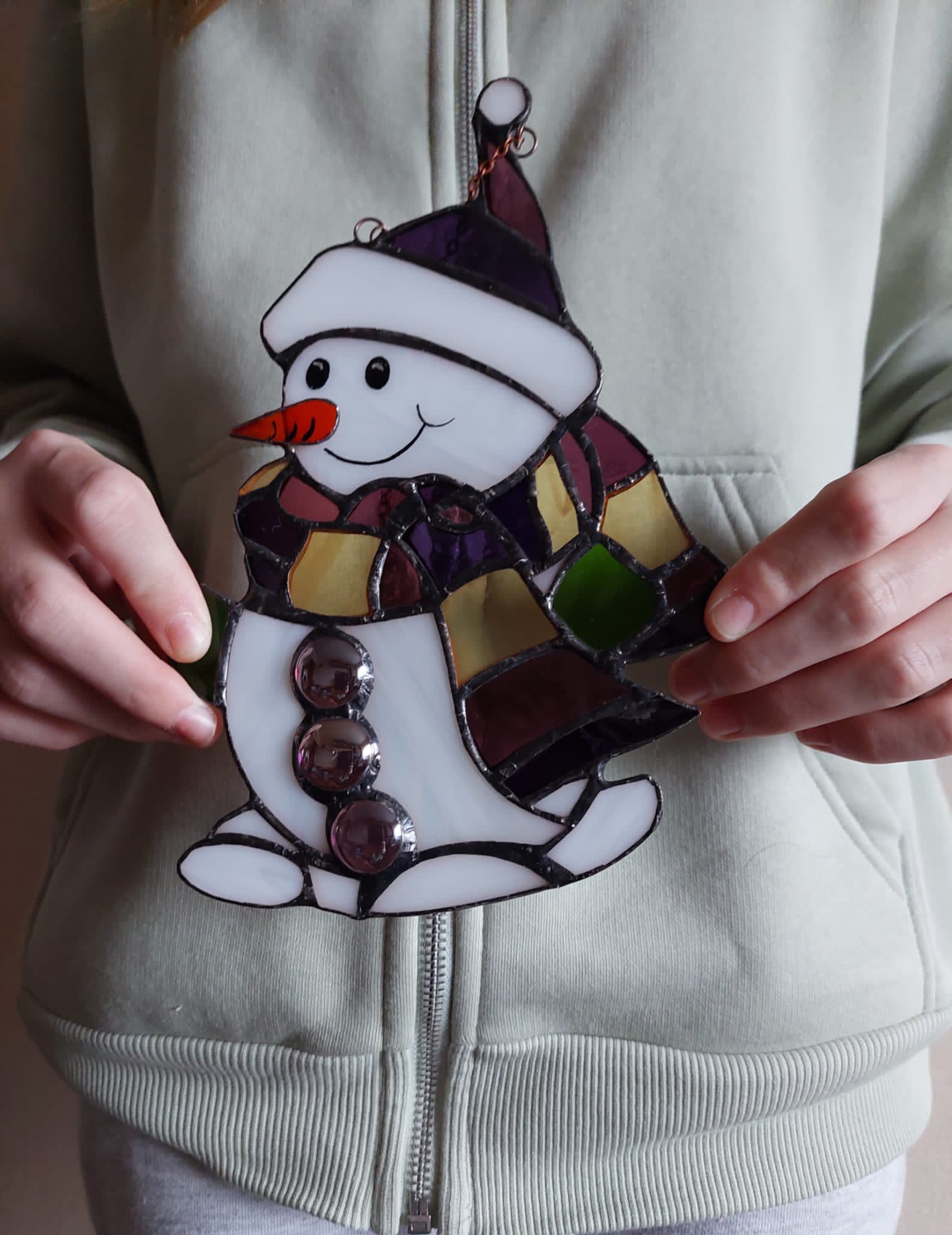Snowman | Stained Glass | Christmas Gift | Christmas Tree Decor 2023 ...