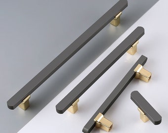 Black Bar Handles Drawer Handles pulls Dresser Pulls handles Cabinet handles Wardrobe Pulls Handle Hardware 64 96 128 160 192 224 256 320mm
