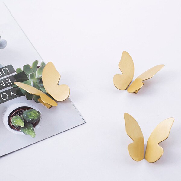 Butterfly Dresser Knobs Pulls Drawer Pulls Handles Ktchen | Etsy