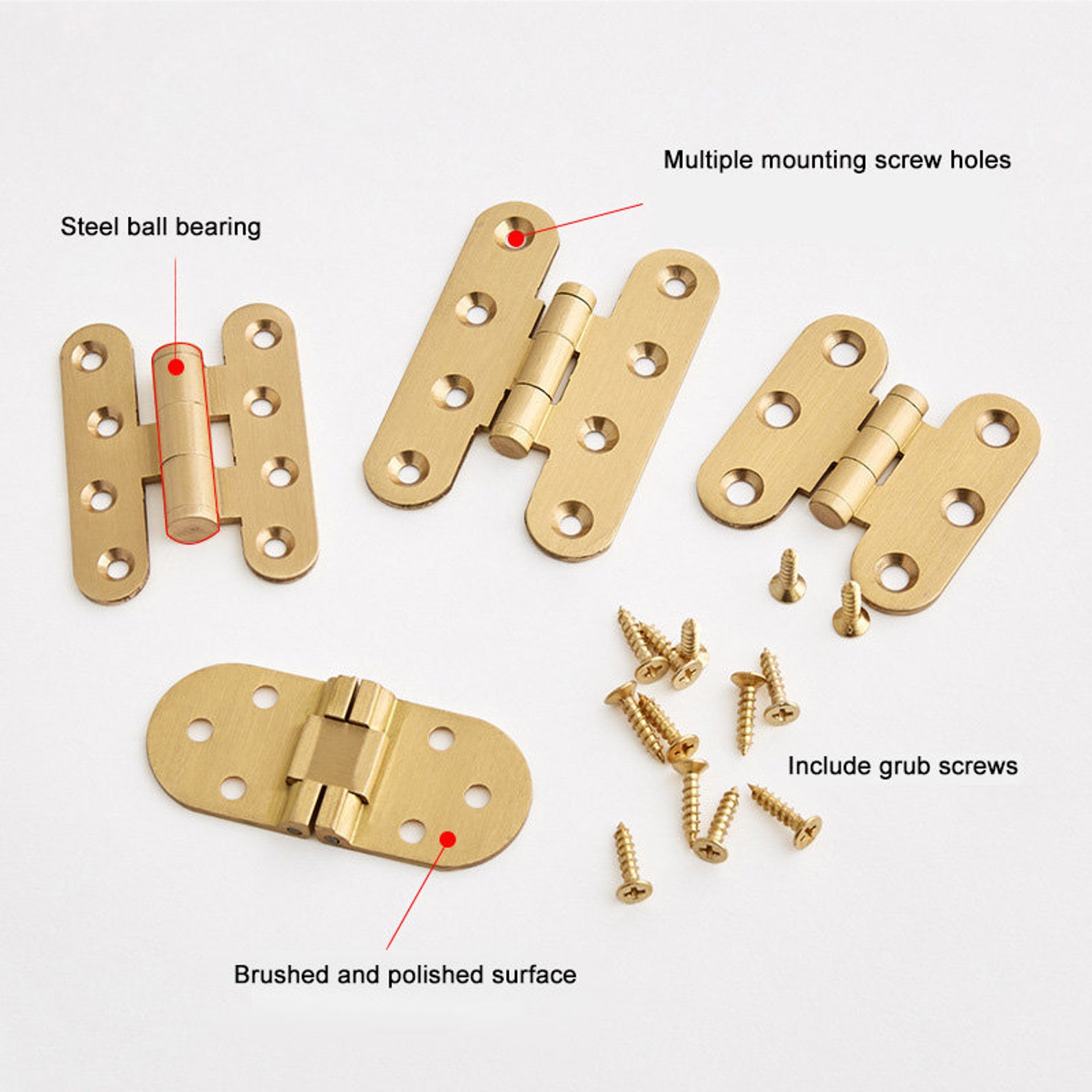 Brass Butterfly Hinges / Jewelry Box Hinge / Mini Metal Hinge Etsy