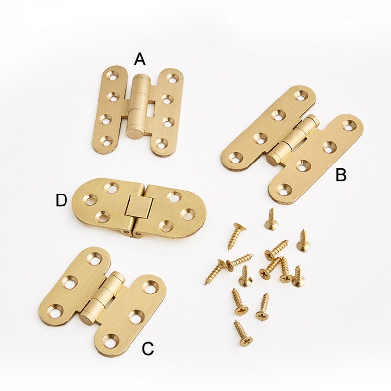 Brass Butterfly Hinges / Jewelry Box Hinge / Mini Metal Hinge Etsy
