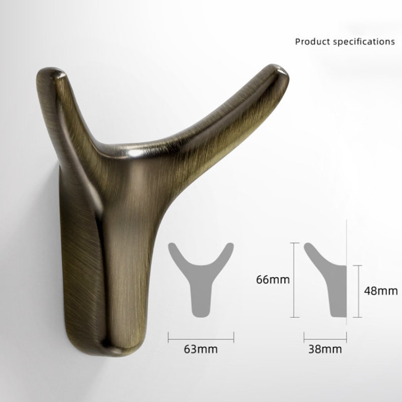 Heavy Duty Metal Double Wall Hooks / Modern Decoration Coat Etsy