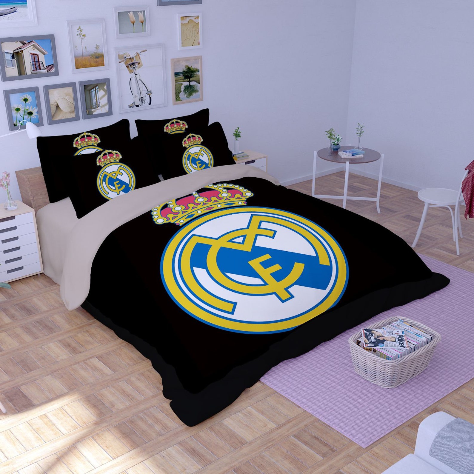 Real Madrid Bedding Set High quality Cotton bedding set | Etsy