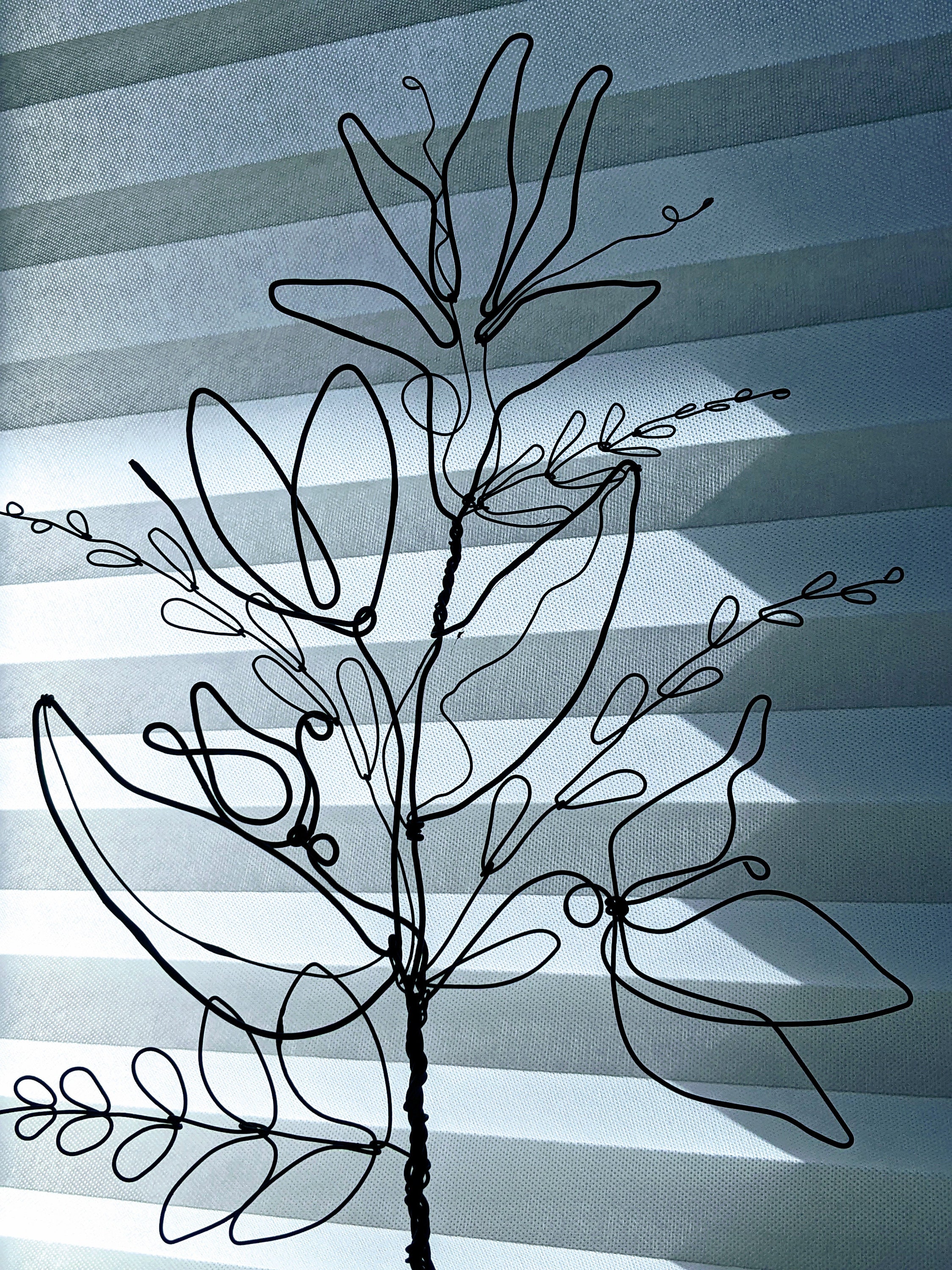 Wire Flowers Wall Sculpture. Wire Flowers Wall Decor. Wire Etsy