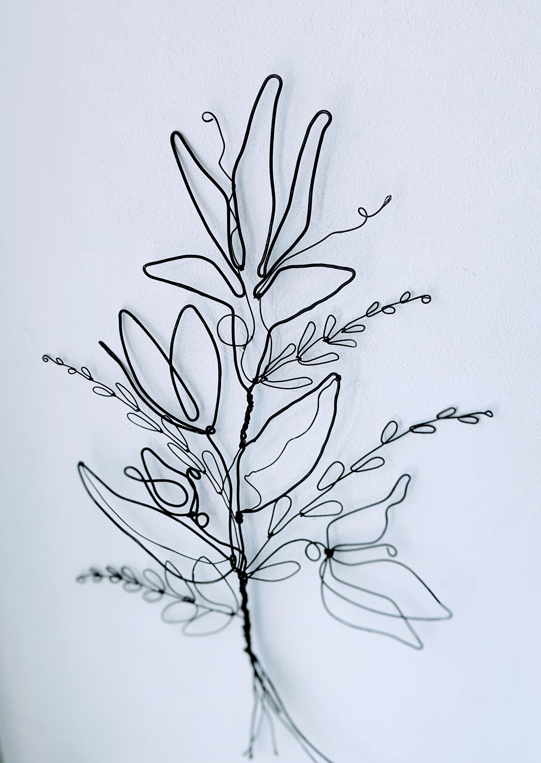 Wire Flowers Wall Sculpture. Wire Flowers Wall Decor. Wire Etsy