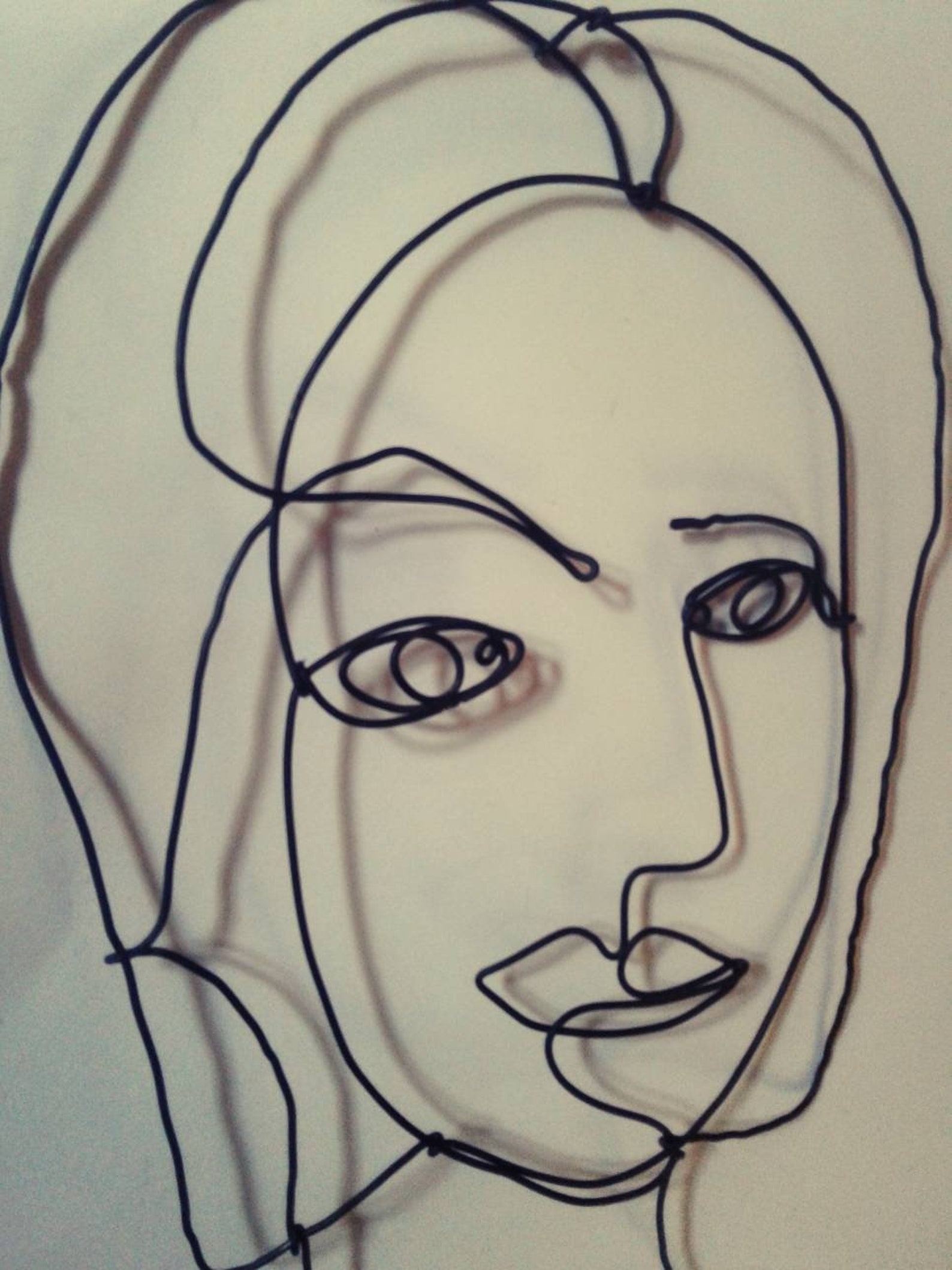 Wire art Wire sculpture Wire Face Wire wall decor Wire | Etsy