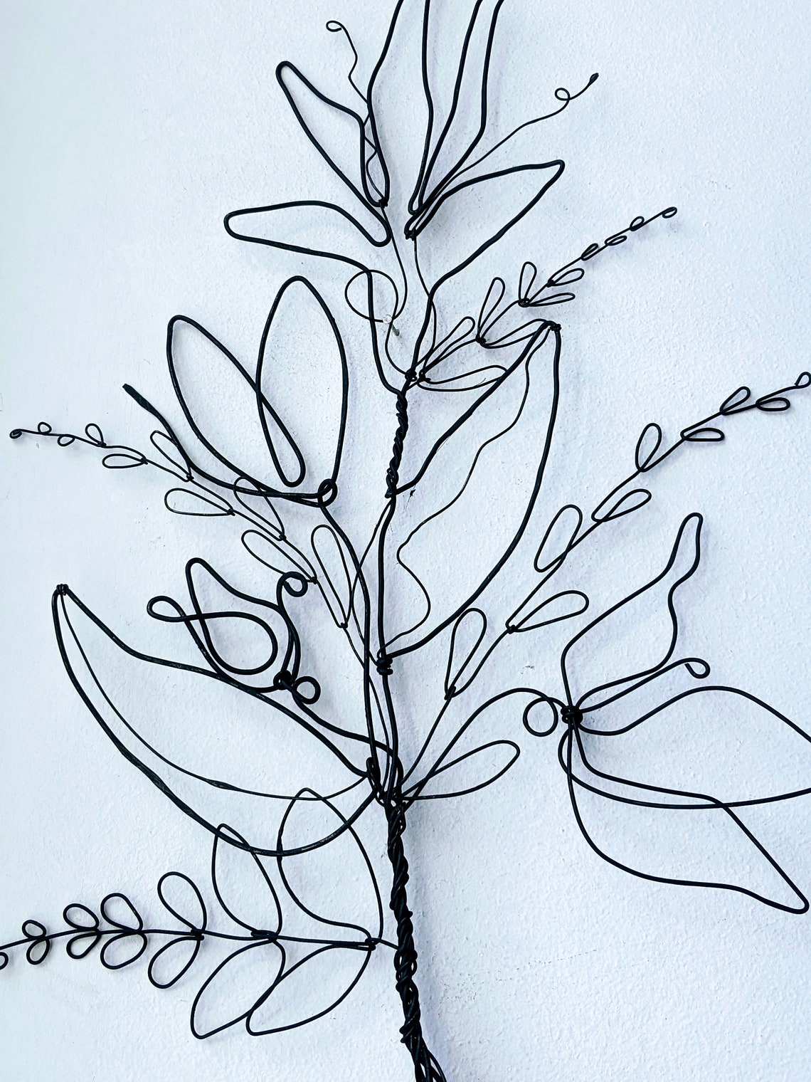 Wire Flowers Wall Sculpture. Wire Flowers Wall Decor. Wire Etsy