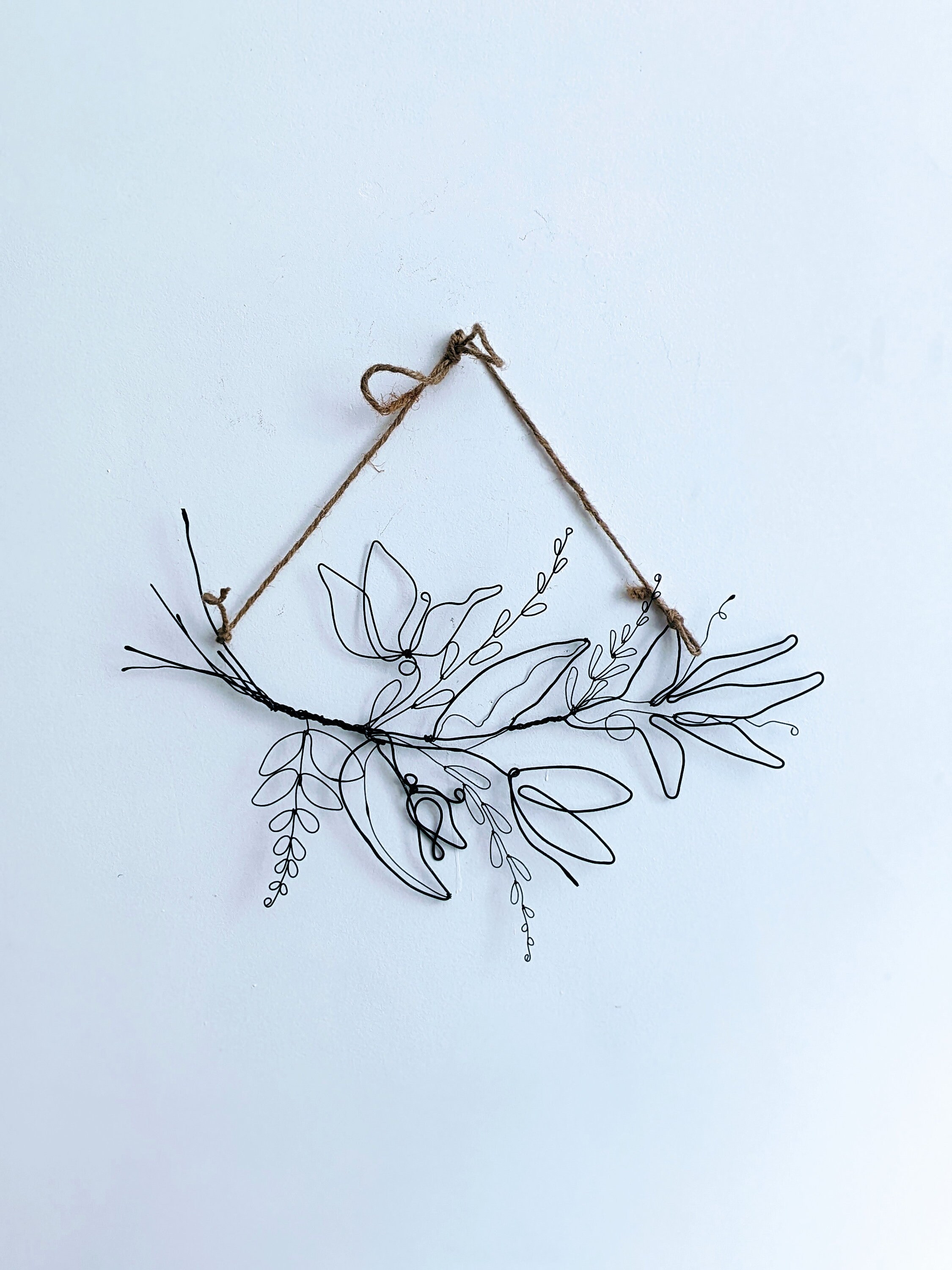 Wire Flowers Wall Sculpture. Wire Flowers Wall Decor. Wire Etsy