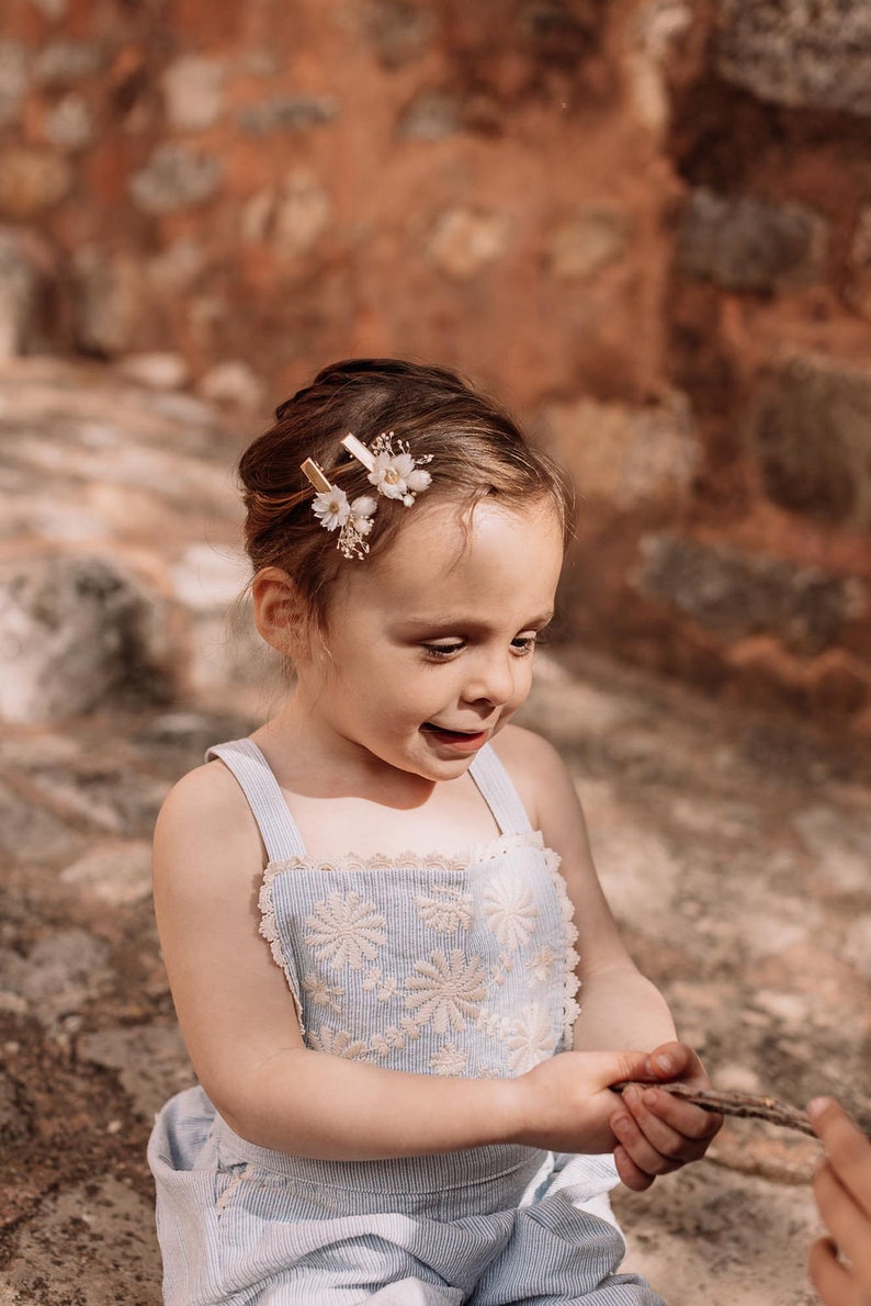 Pinces Marguerite et gypsophile enfant Hemera image 2