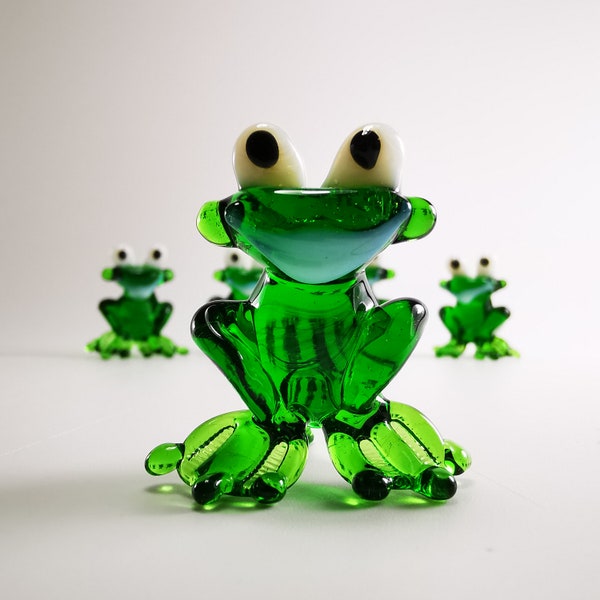Glass Frog Etsy