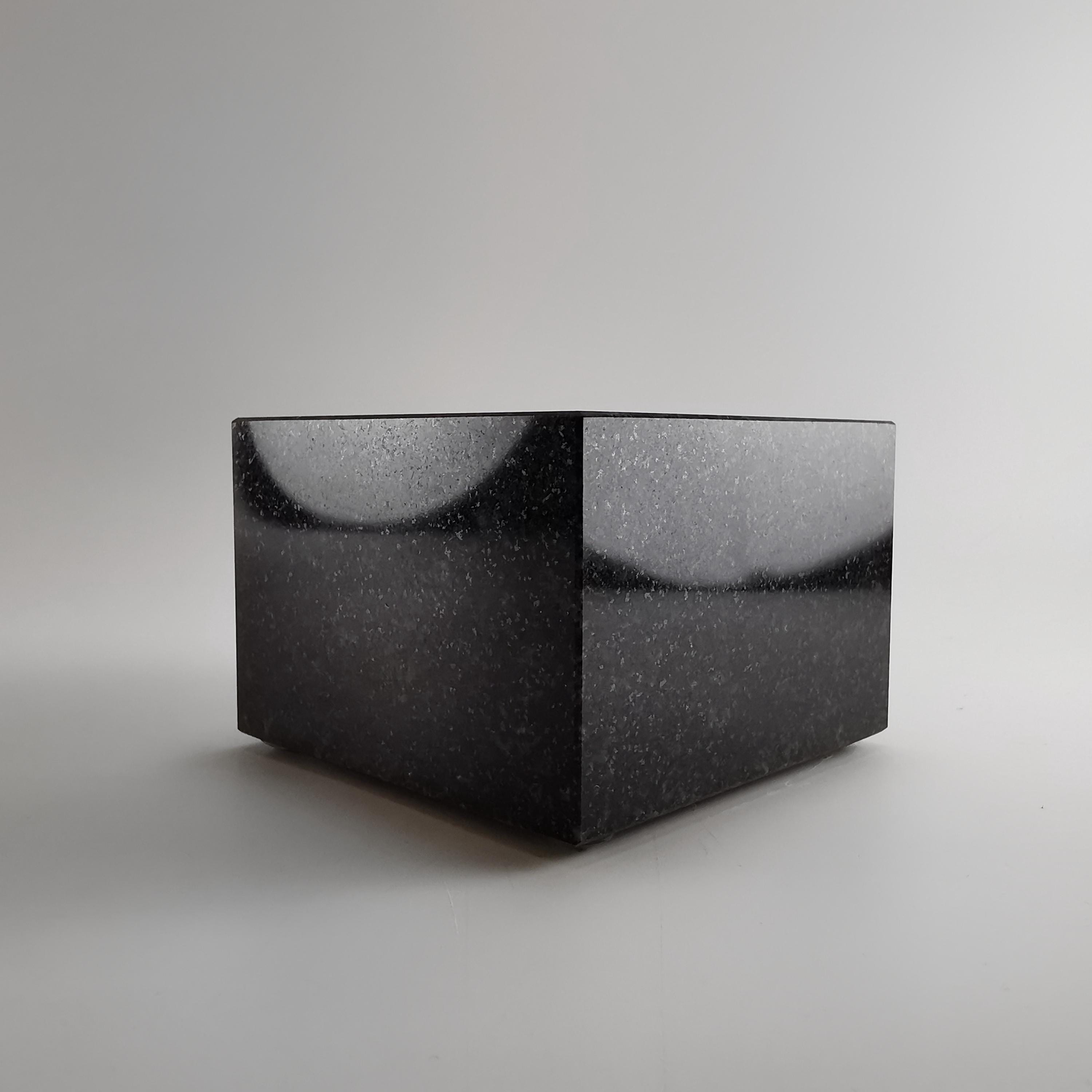 Handmade Stone Block - Black Rectangular Display - Art Memorabilia and ...