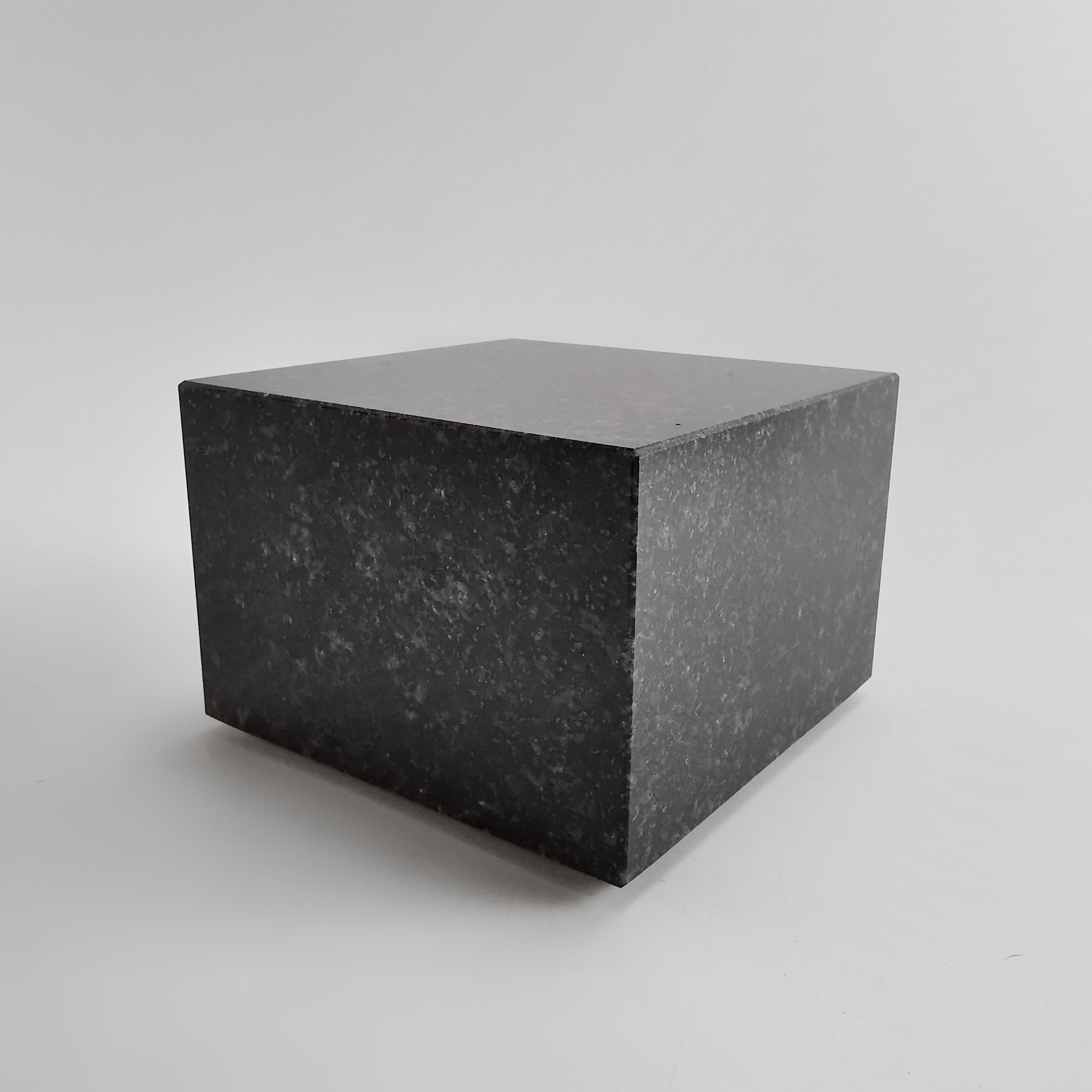 Handmade Stone Block - Black Rectangular Display - Art Memorabilia and ...