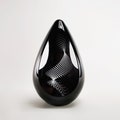 Handmade Blown Glass Drop Sculpture - Black Design - Home Decoration - Luxury Art product logo