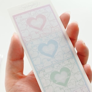 Music Love Frame Deco Stickers, Polcos, Polco Deco, Korean stationery, Diary Deco, Journal Bujo, Heart Love Stickers, Toploader Deco