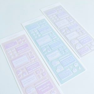 Love Text Message, Deco Stickers, Polco Stickers, Cute Polco Sticker, Confetti Sticker, Korean Journal, Diary Deco, Kpop, Bujo Stationery