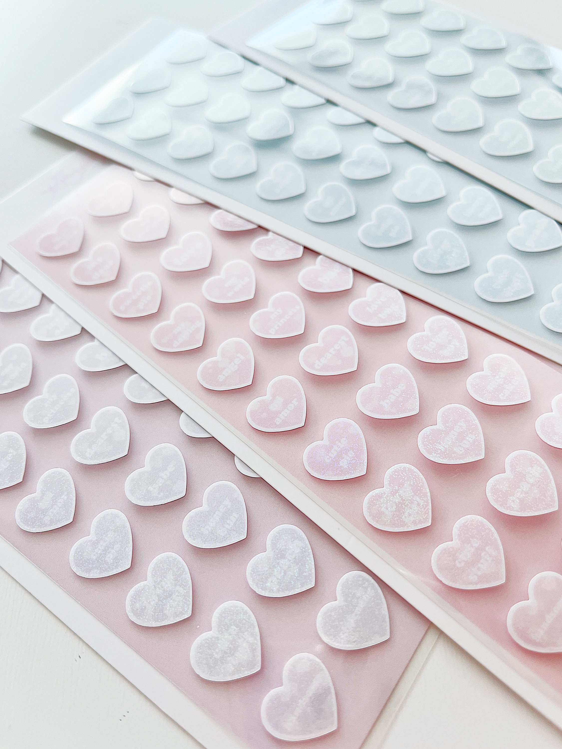 The Heart Says Deco Stickers Cute Heart Stickers Polco Diary - Etsy