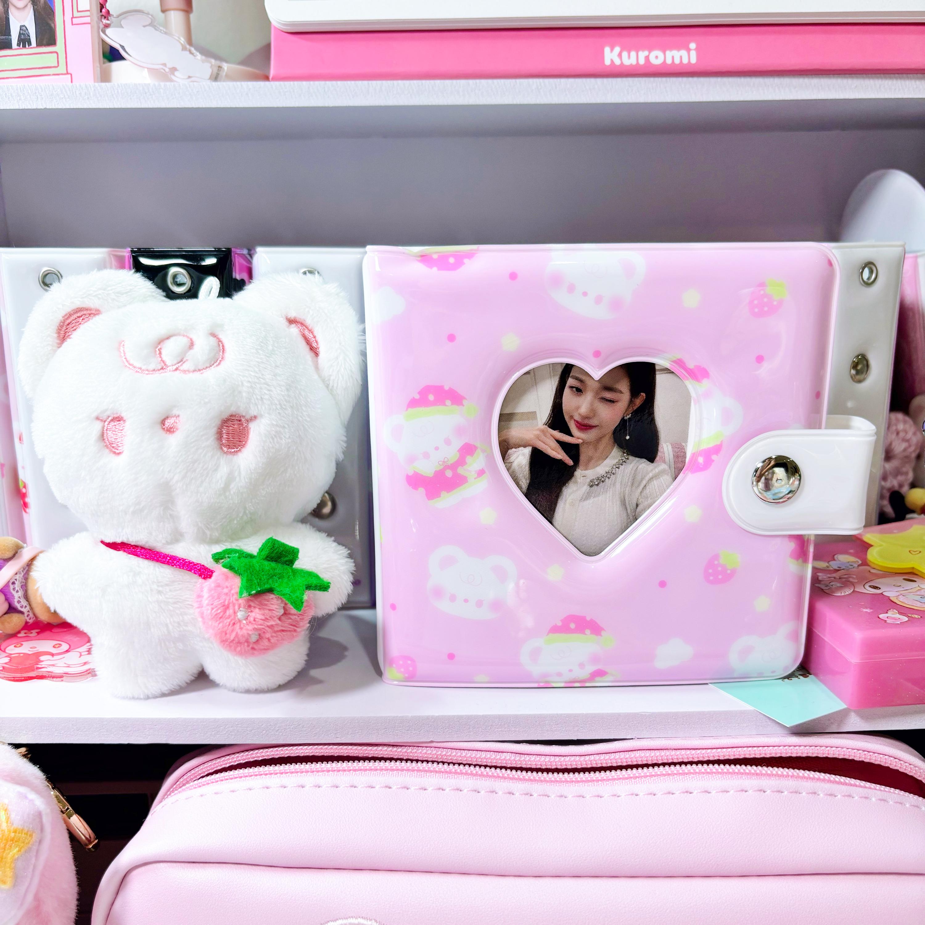 Honey Strawberry Pajama Party Photocard Holder Collectbook, Kpop Collect Book, PC Binder, Korean Journal, Binder, Diary Stationery, Polaroid