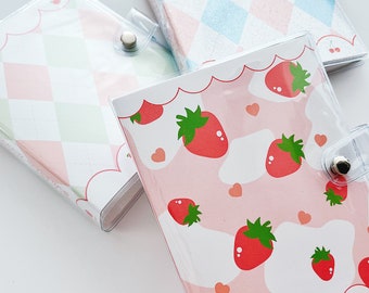 Fruit Love Two Tier Collectbook, Kpop Photocard Collect-boek, pc-map, Koreaans dagboek, Photocard-map, Kpop-dagboek, glitterliefde