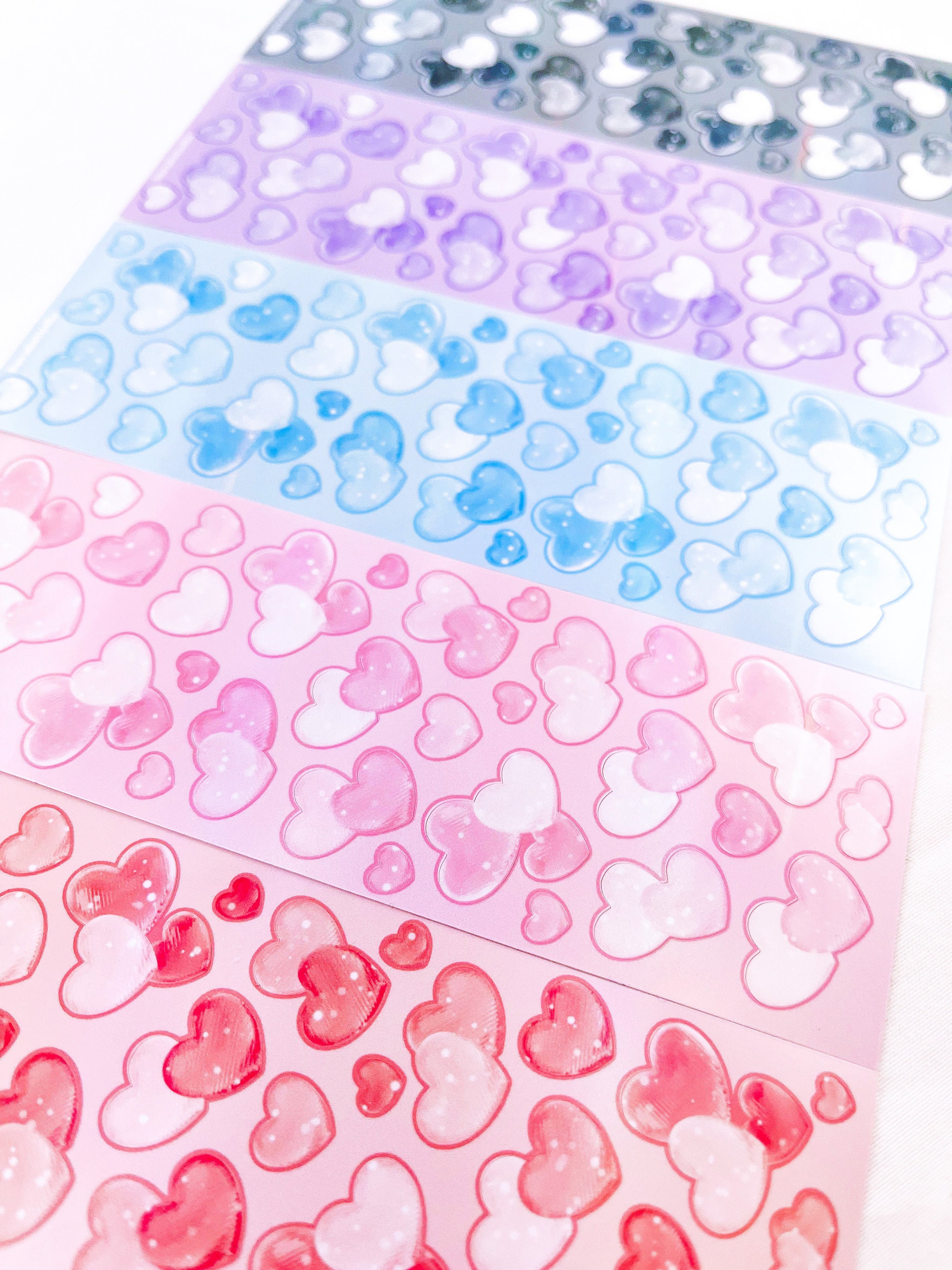 Love romantic stickers. Cute sticker for letter or diary, po