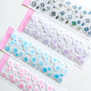 Snowy Bubble Deco Sticker, Toploader Deco Stickers,  Polco Deco, Character Art, Diary Kpop Journal, Stationery Bujo Scrapbooking