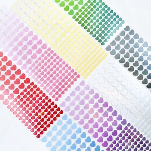 Gradient Heart Deco Sticker, Cute Illustration, Kpop Polco, Kpop Journal, Diary, Object Deco Stickers, Kawaii Sticker, Toploader Deco